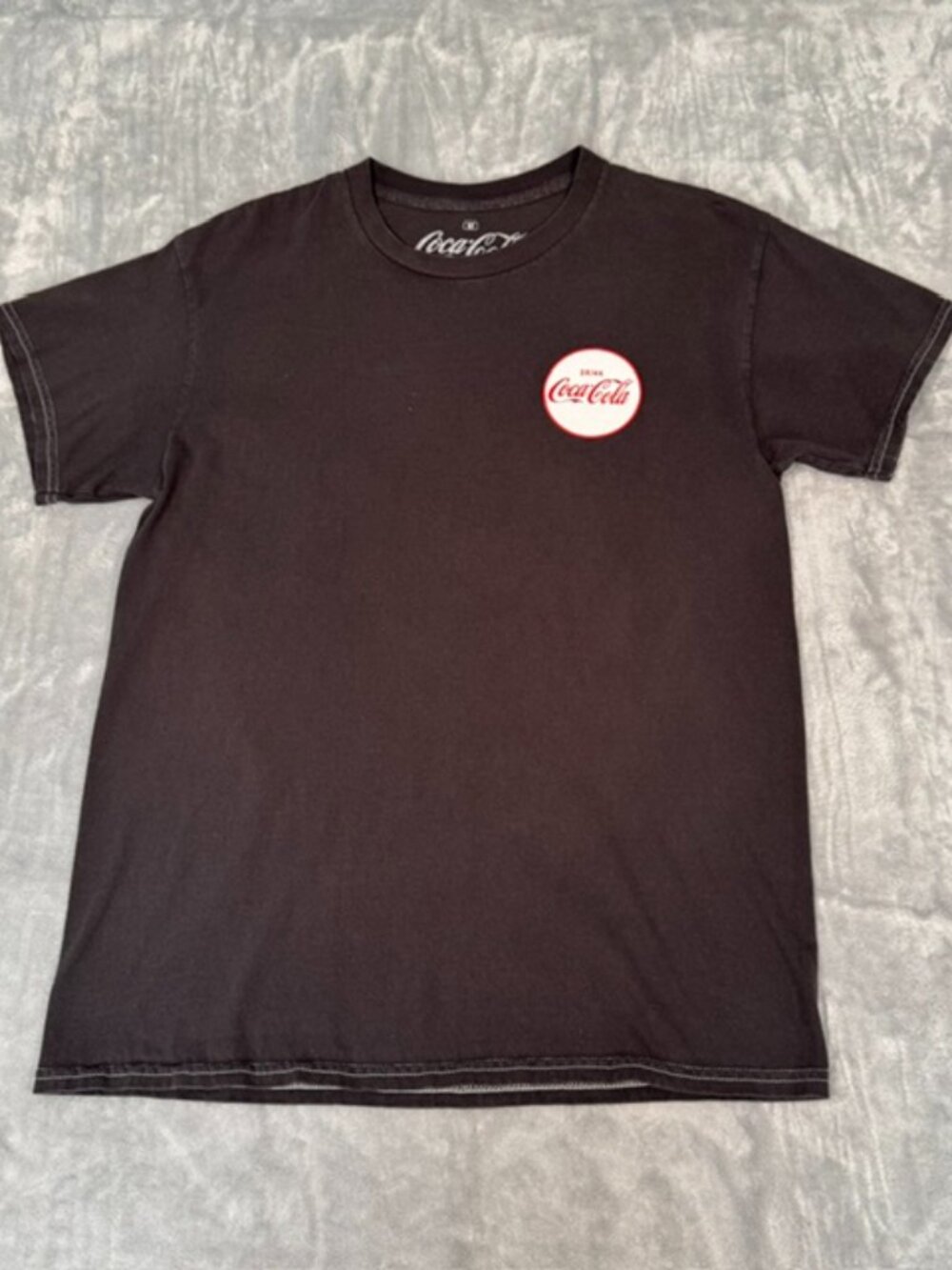 Coca-Cola Cowboy Natural Pardners Graphic Tee Men's M Brown